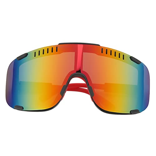 Pasamer Motorrad-Sonnenbrille, Fahrradbrille aus weichem Gummi mit Aufbewahrungstasche zum Laufen von Pasamer