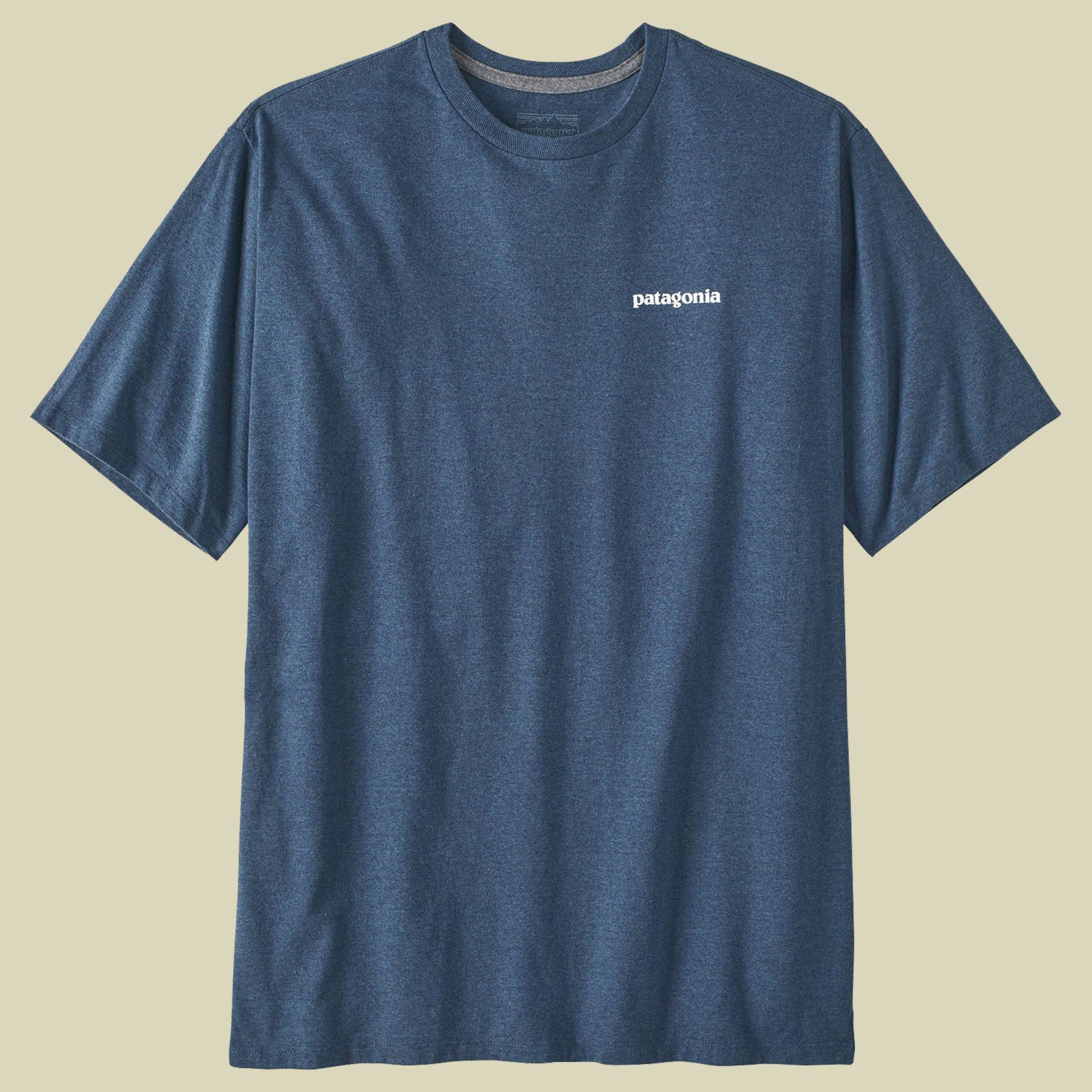 P-6 Logo Responsibili-Tee Men blau L - utility blue von Patagonia