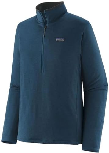 PATAGONIA 40500-LTBX M's R1 Daily Zip Neck Sweatshirt Herren Lagom Blue - Tidepool Blue X-Dye Größe S von Patagonia