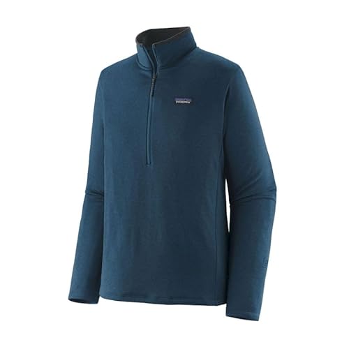 PATAGONIA 40500-LTBX M's R1 Daily Zip Neck Sweatshirt Herren Lagom Blue - Tidepool Blue X-Dye Größe XS von Patagonia