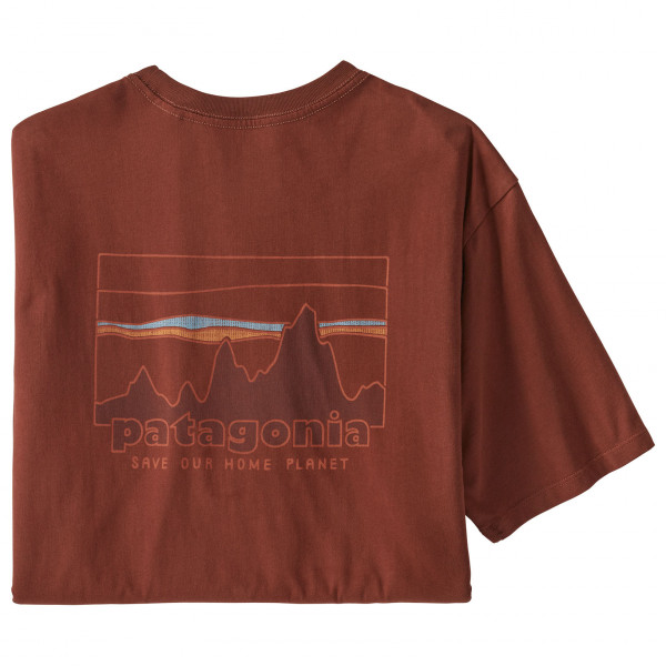 Patagonia - 73 Skyline Organic T-Shirt - T-Shirt Gr L;M;S;XL;XS;XXL blau;grau;oliv;rot von Patagonia