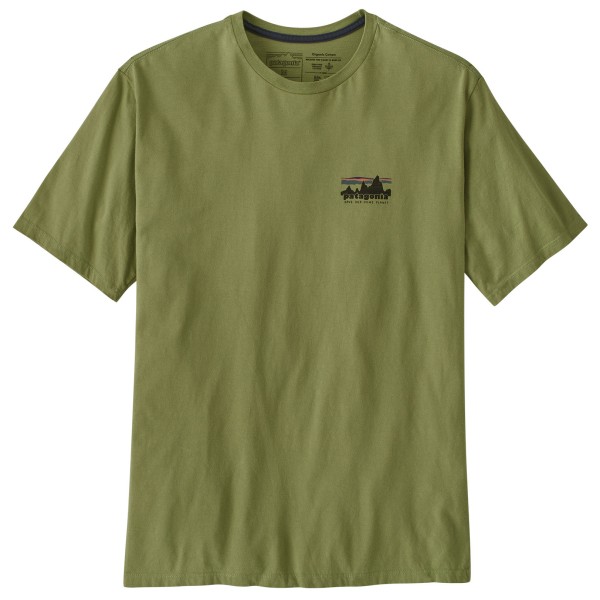 Patagonia - 73 Skyline Organic T-Shirt - T-Shirt Gr S oliv von Patagonia