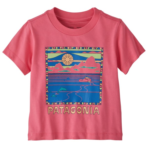 Patagonia - Baby Graphic Organic - T-Shirt Gr 12 Months rosa von Patagonia