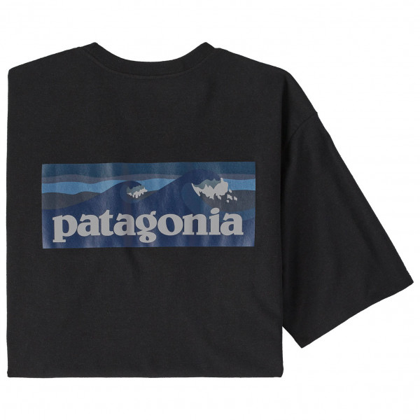 Patagonia - Boardshort Logo Pocket Responsibili - T-Shirt Gr M schwarz von Patagonia