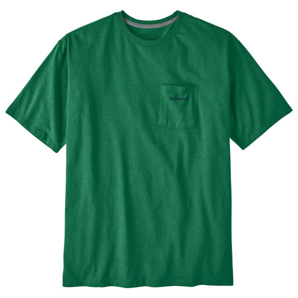 Patagonia - Boardshort Logo Pocket Responsibili-Tee - T-Shirt Gr L;M;S;XL;XS;XXL braun;grau;grün von Patagonia