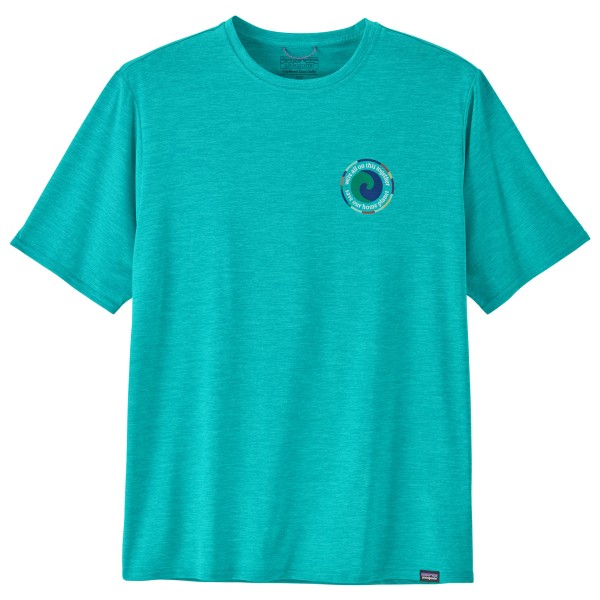 Patagonia - Cap Cool Daily Graphic Shirt - Funktionsshirt Gr L türkis von Patagonia