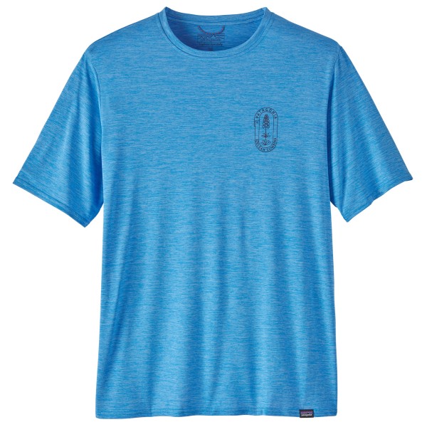 Patagonia - Cap Cool Daily Graphic Shirt Lands - Funktionsshirt Gr L blau von Patagonia