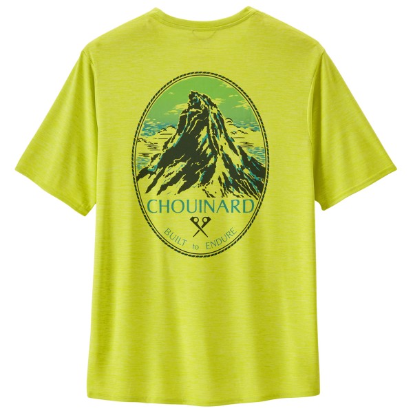 Patagonia - Cap Cool Daily Graphic Shirt Lands - Funktionsshirt Gr L grün von Patagonia