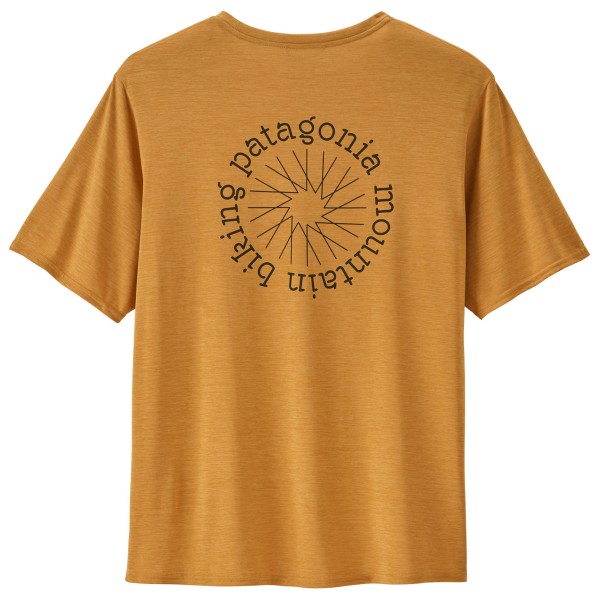 Patagonia - Cap Cool Daily Graphic Shirt Lands - Funktionsshirt Gr S orange von Patagonia