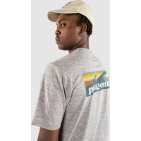 Patagonia Cap Cool Daily Graphic Waters Lycra brdst log abl ble th gry von Patagonia