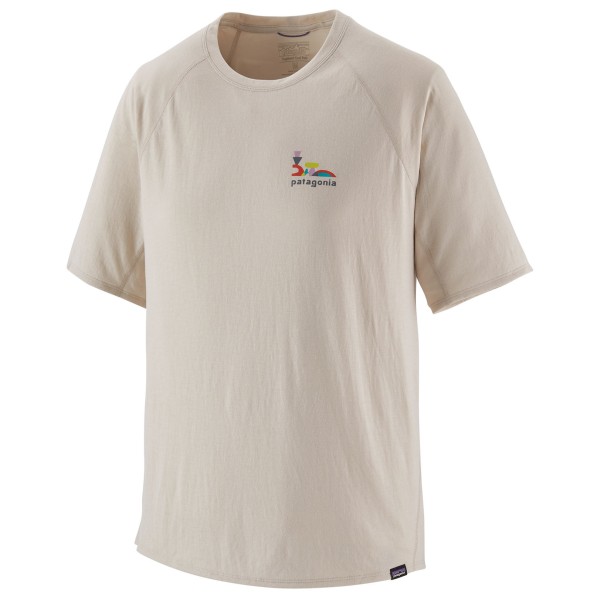 Patagonia - Cap Cool Trail Graphic Shirt - Funktionsshirt Gr L grau von Patagonia