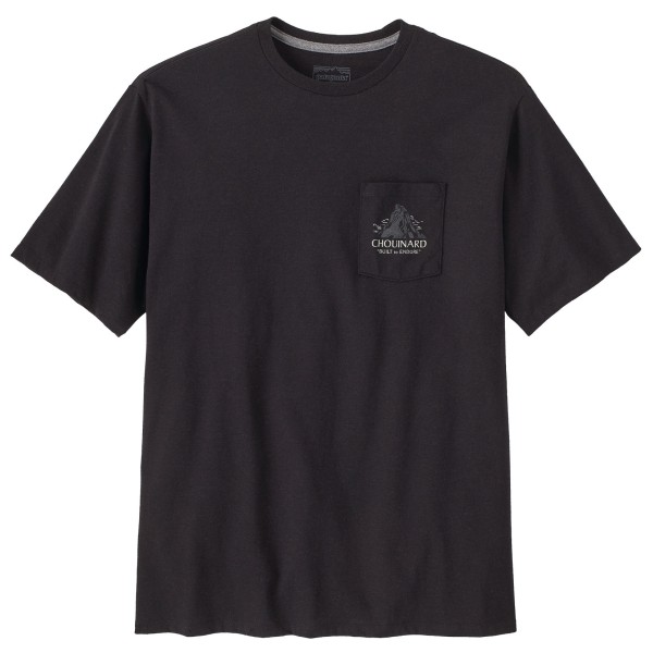 Patagonia - Chouinard Crest Pocket Responsibili-Tee - T-Shirt Gr L;M;S;XL;XS;XXL braun;grau/blau;schwarz/grau von Patagonia