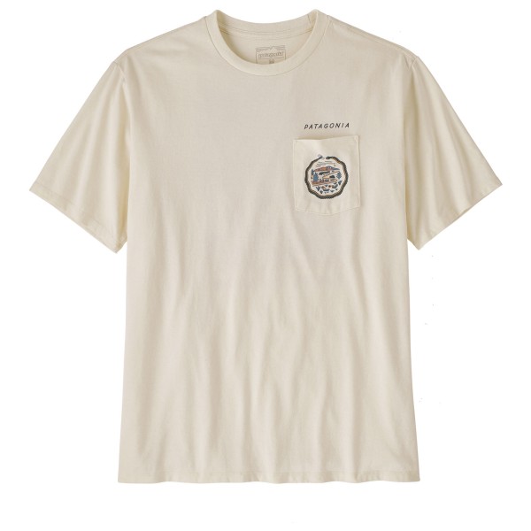 Patagonia - Commontrail Pocket Responsibili-Tee - T-Shirt Gr S beige von Patagonia