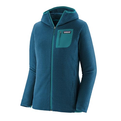 Patagonia Damen W's R1 Air Full-Zip Hoody Sweatshirt, Lagom Blue, S von Patagonia