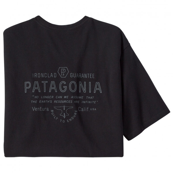Patagonia - Forge Mark Responsibili-Tee - T-Shirt Gr M schwarz von Patagonia