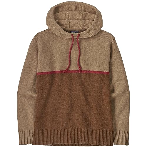 Patagonia Herren M's Recycled Wool-Mischung Sweater Hoody Sweatshirt, Braun (Nest Brown), M von Patagonia