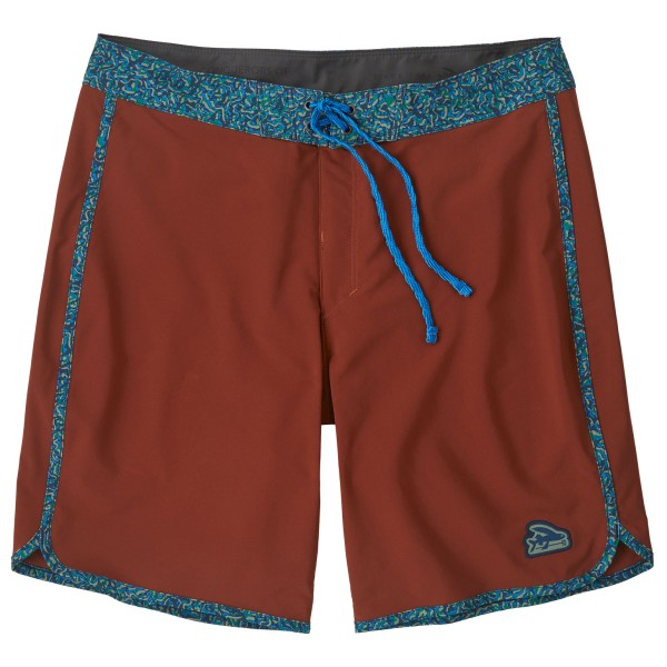 Patagonia - Hydropeak Scallop Boardshorts - Boardshorts Gr 34 - Length: 18'' rot von Patagonia