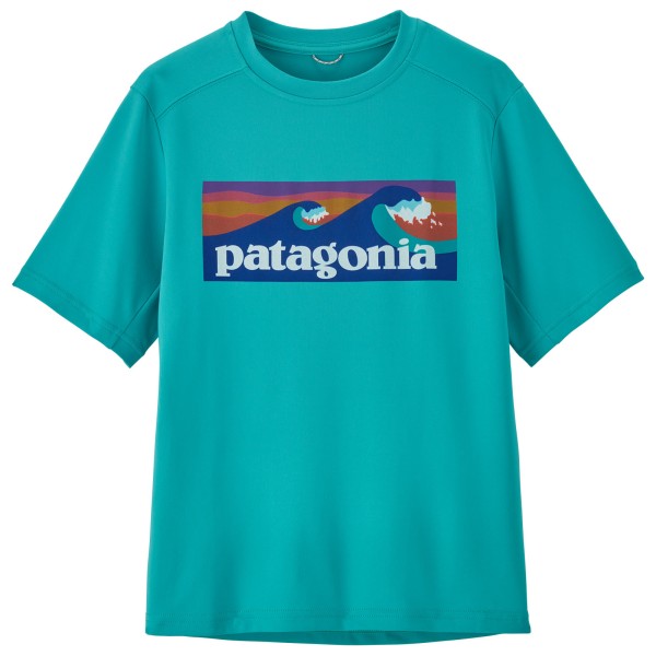Patagonia - Kid's Cap SW T-Shirt - Funktionsshirt Gr L türkis von Patagonia