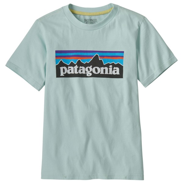 Patagonia - Kid's P-6 Logo - T-Shirt Gr L grau von Patagonia