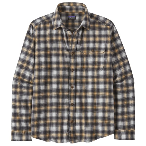 Patagonia - L/S LW Fjord Flannel Shirt - Hemd Gr XL grau von Patagonia