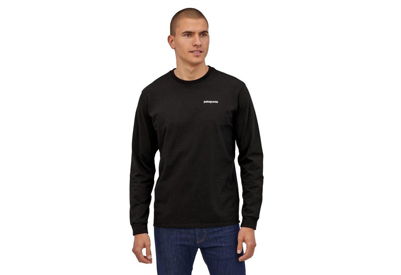 Patagonia Langarmshirt Patagonia Herren Langarmshirt L/S P-6 Logo Responsibili-Tee von Patagonia