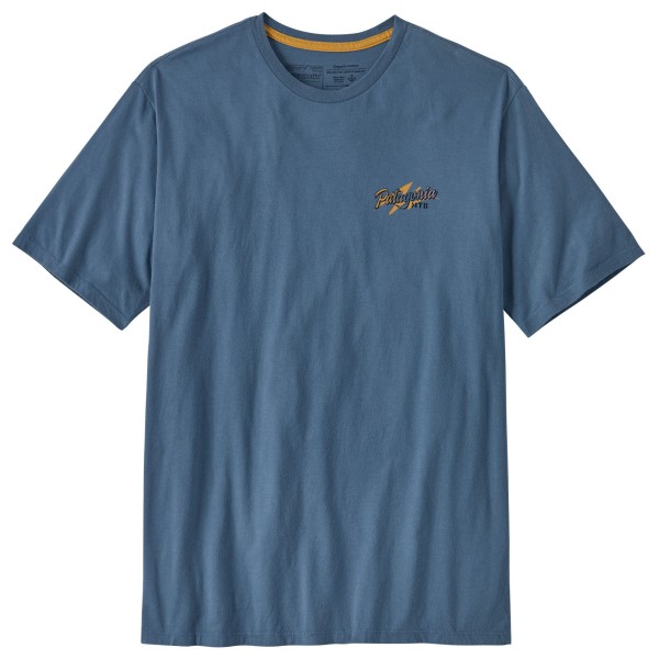 Patagonia - Trail Hound Organic - T-Shirt Gr M blau von Patagonia
