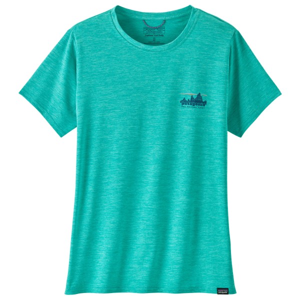 Patagonia - Women's Cap Cool Daily Graphic Shirt - Funktionsshirt Gr XL türkis von Patagonia