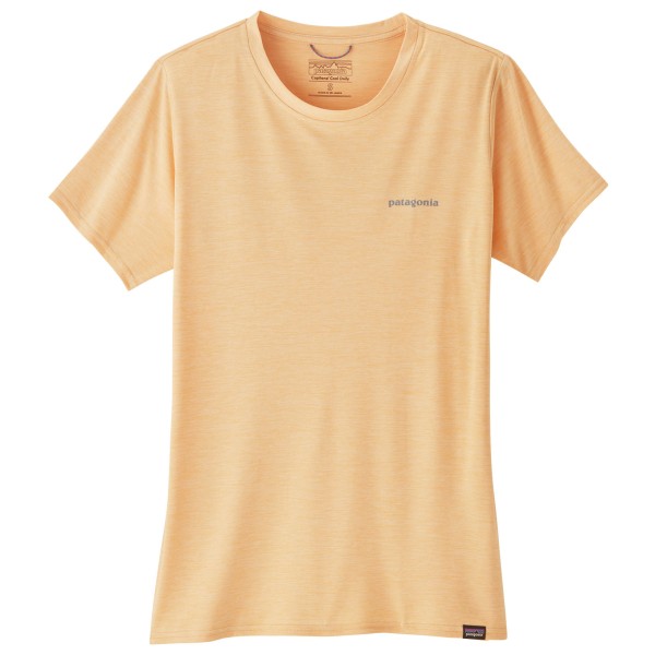 Patagonia - Women's Cap Cool Daily Graphic Shirt Waters - Funktionsshirt Gr L beige von Patagonia