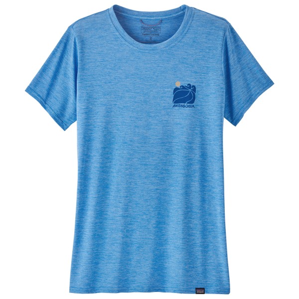 Patagonia - Women's Cap Cool Daily Graphic Shirt Waters - Funktionsshirt Gr M blau von Patagonia