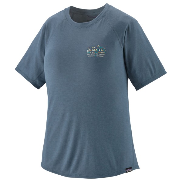 Patagonia - Women's Cap Cool Trail Graphic Shirt - Funktionsshirt Gr M blau von Patagonia