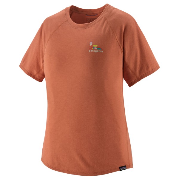 Patagonia - Women's Cap Cool Trail Graphic Shirt - Funktionsshirt Gr XL rot von Patagonia