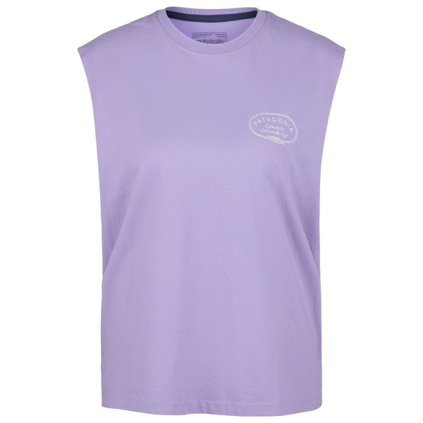 Patagonia - Women's Clean Climb Roots Boxy Organic Tank - Top Gr XXL lila von Patagonia