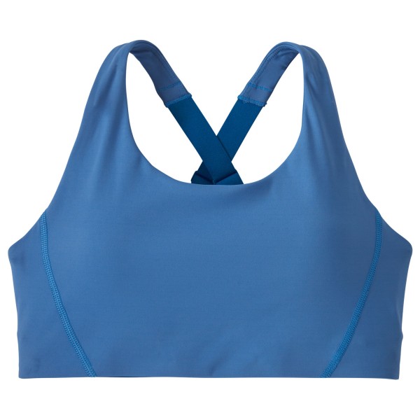 Patagonia - Women's Shadowlite Mid Impact Adjustable Bra - Sport-BH Gr S blau von Patagonia