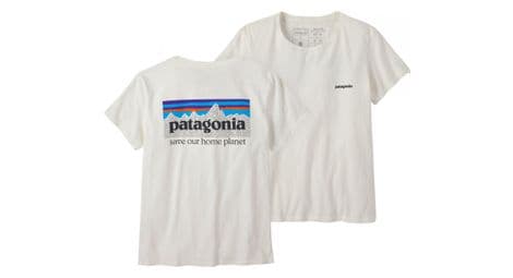 patagonia p 6 mission organic t shirt damen weis von Patagonia