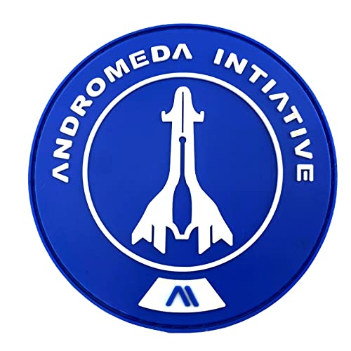 Andromeda Initiative Leuchten im Dunkeln Mass Effect PVC Klett Emblem Abzeichen Patch (Blau) von Patch Nation