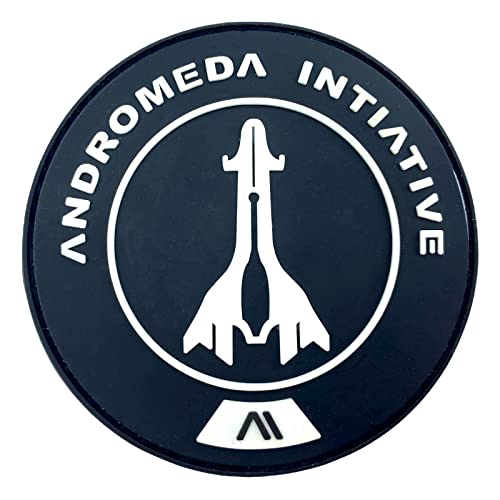 Andromeda Initiative Leuchten im Dunkeln Mass Effect PVC Klett Emblem Abzeichen Patch (Schwarz) von Patch Nation