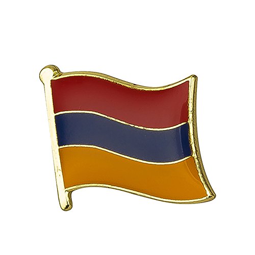 Armenien Armenische Flagge Metall Button Badge Pin Pins Anstecker von Patch Nation