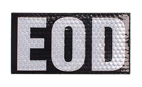 EOD Reflektierend PVC Patch Klett Emblem Abzeichen von Patch Nation