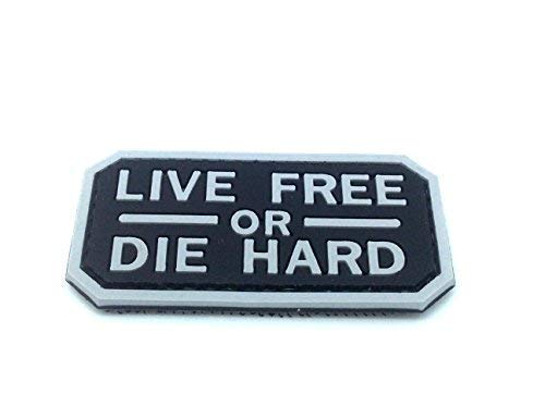Live Free Or Die Hard PVC Klett Emblem Abzeichen von Patch Nation