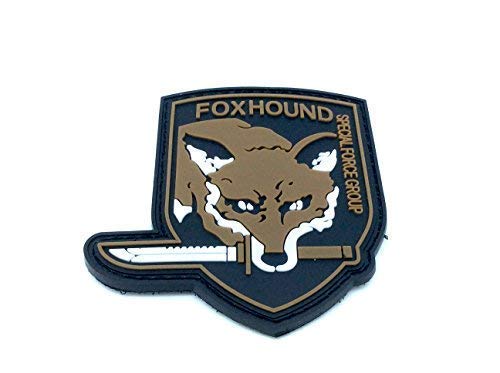 PVC Aufnäher, Foxhound Special Force, Group Metal Gear Solid, braun von Patch Nation