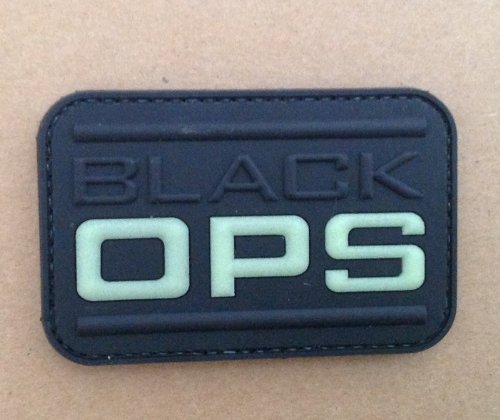 Patch Nation Black Ops Call of Duty Leuchten im Dunkeln Airsoft PVC Klett Emblem von Patch Nation