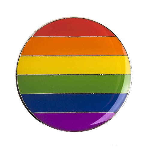 Patch Nation Regenbogen Gay LGBT Flagge Metall Button Badge Pin Pins Anstecker Brosche von Patch Nation