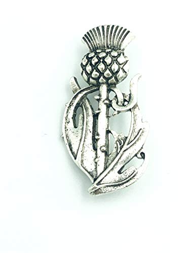 Patch Nation Schottland Schottische Distel Silber Metall Button Badge Pin Brosche Anstecker von Patch Nation