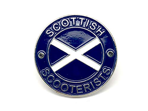 Patch Nation Scottish Scooterists Metall Badge Pin Pins Radfahrer Anstecker Broschen von Patch Nation