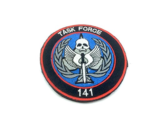 Patch Nation Taskforce 141 Gestickte Airsoft Morale Klettverschluss-Flecken (Blau) von Patch Nation