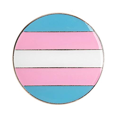 Patch Nation Trans Transexual Gay LGBT Flagge Metall Button Badge Pin Pins Anstecker Brosche von Patch Nation