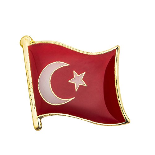 Patch Nation Türkei Türkisch Flagge Metall Pin Badge von Patch Nation