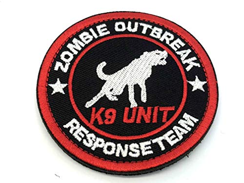 Patch Nation Zombie Outbreak Response Team K9 Unit Gestickte Airsoft Klettverschluss-Flecken von Patch Nation