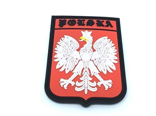 Polska Polen Wappen Crest Flagge Airsoft Klettverschluss PVC-Patch von Patch Nation