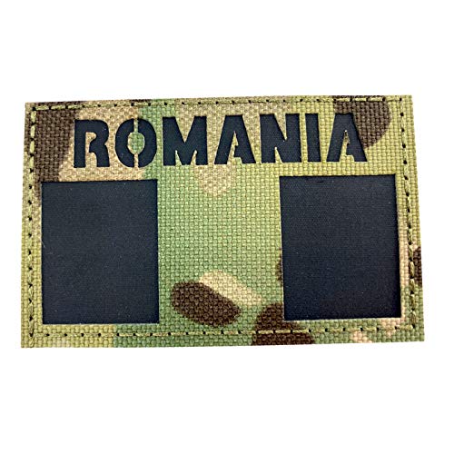 Romania Rumänien Multicam Flagge Taktisch Gestickte Airsoft Klettverschluss-Flecken Patch von Patch Nation